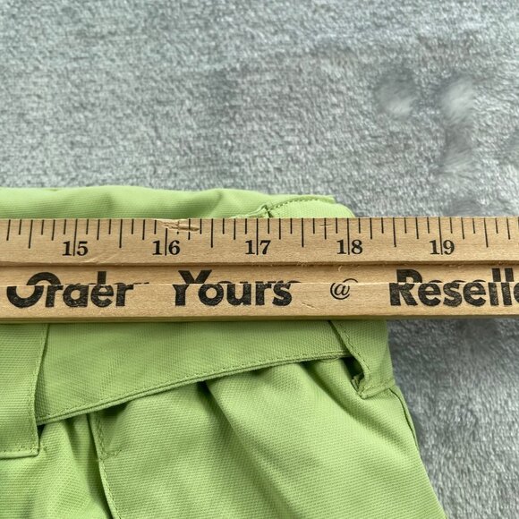 Spyder Ski Pants Womens XL Lime Green Dermizax-EV Quest X-static Insulation - Picture 10 of 16